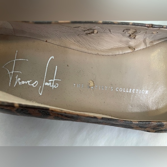 Franco Sarto Leopard Flats with Buckles - Picture 5 of 5